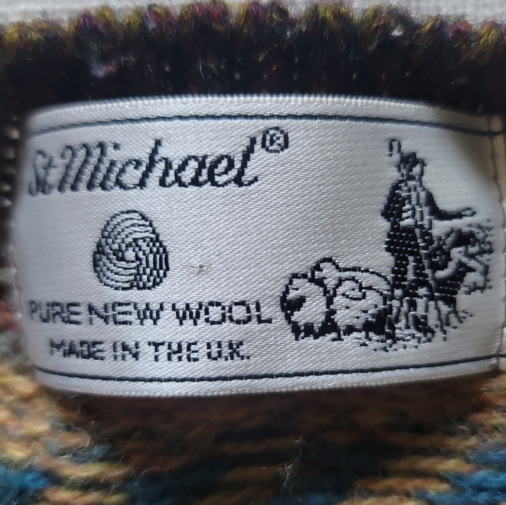Vintage Knit Wool Sweater - Picture 7 of 11